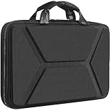 DOMISO Laptophülle 17 Zoll Laptop Hülle Wasserdicht Laptoptasche mit Griff Schutzhülle Tragetasche Notebooktasche für 17-17.3' Laptop/Dell/Lenovo/Acer/HP/MSI, Schwarz