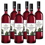 KATLENBURGER - Johannisbeerwein | Hochwertiger Fruchtwein aus Johannisbeeren ohne Aroma- / Farbstoffe. Süßer, fruchtiger Wein für Sommerabende und feierliche Anlässe. Inhalt: 6x 750ml und 8,5% vol.