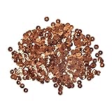 Rayher 3927024 Pailletten, gewölbt, 6 mm ø, SB-Box 4000 Stück, kupfer
