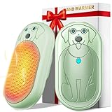 Miaton Elektrischer Handwärmer Taschenwärmer Wiederverwendbar 6000 Mah, Aufladbar Taschenofen Hand Warmers Outdoor Camping Heizung Geschenke für Männer Frauen Kinder