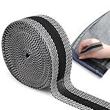Suofuolef 10m Saumband zum Aufbügeln, Kleidung AufbüGeln Klebeband Saumband ür Hosen, Kleidung, Stoffe