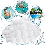 JOYUE Filter Balls, Filtermaterial für Poolpumpe, 500g Filterbälle ersetzen 18 kg Filtersand für sandfilteranlagen, Pool Sandfilter, Pool Filter, Schwimmbad, Filterpumpe, Aquarium Sandfilter