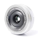 Olympus M.Zuiko Digital 14-42mm F3.5-5.6 EZ Objektiv, Standardzoom, geeignet für alle MFT-Kameras (Olympus OM-D und PEN Modelle, Panasonic G-Serie), silber