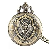 Taschenuhr Bronze Awesome Polish Eagle Polen Symbol Design Quarz Taschenuhr Anhänger Halskette Kette für Männer Frauen Kinder Uhr Weihnachten Geschenk