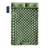 Euyehn Aufblasbare Isomatte | Rucksack-Schlafmatte mit Kissen, integrierter Fußpumpe, leichte Matratze für Camping, Wandern, Rucksackreisen