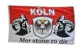 Flaggenfritze® Fanflagge Köln Mer stonn zu dir - 90 x 150 cm