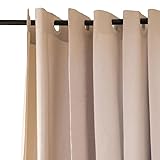 Jean & Len Duschvorhang beige, 100% Polyester, hochwertige Leinenoptik, geeignet für Maschinenwäsche, mit integrierter Aufhängung, wasserabweisend, 180 x 200 cm