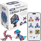 TOSY Magnet Pyramid Stone – 1 Würfel verwandelt Sich in 1 Milliarde Formen, 12 Teile, 243 Magnete, Kinder, holografisches Design, kreatives STEM-Puzzle