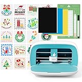 Likcut S501 Schneideplotter, Plotter maschine mit Intelligenter Einbau Speicher, Verfügbar für Vinyl, Iron on und Karten, Plotter mit Einsteiger Set, Blau