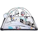 Tiny Love Krabbeldecke Black & White Deluxe Gymini - Magical Tales, weiche Baby-Spieldecke mit Spielbogen im modernen Design, 18 Spielmöglichkeiten und abnehmbares Spielzeug, mehrfarbig