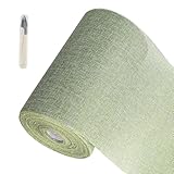 SWAWIS Tischband Grün Tischläufer Rolle 20cmx25M Tischläufer Grün Leinenoptik Tischband Hochzeit Geburtstag Vintagegrün für Tischdeko Hochzeit Geburtstag Taufe Deko