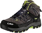 CMP Unisex Kinder Kids Rigel Mid Shoe Wp Trekking Wanderschuhe, Graffite Marine, 39 EU