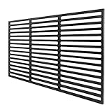 VA-Cerulean Emailliert Gussrost,Massiv Gusseisen Grillgitter Grillroste,Grill Zubehör für BBQ,Gasgrill,Holzkohlegrill und vieles mehr(54 x 34 cm)