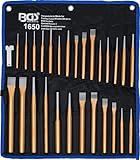 BGS 1650 | Meißel- und Durchschläger-Satz | 28-tlg. | CV-Stahl | Körner | Durchtreiber