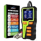 DonosHome 6V 12V 24V Autobatterietester DH310100-2000 CCA Lithium-Batterie-Tester 2-120AH Digitaler Batterietester für PKW-LKW ATV Auto Boot Motorrad mit 10 Sprachen