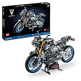 LEGO 42159 Technic Yamaha MT-10 SP Motorrad-Modellbausatz für Erwachsene, authentisches Fahrzeug-Modell mit 4-Zylinder-Motor, funktionsfähiger Lenkung und AR-App, Geschenk für Männer und Frauen