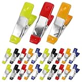 Veemoon 25 Kleine Metall Federklemmen Satz Robuste Federzwingen aus Metall Kompakte Klemmen für Holzbearbeitung Gartenarbeit und Selbstgemacht Projekte