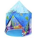 Benebomo Kinderzelt,Spielzelt,Blau, Ozean,Spielzelt Jungen,Spielzelt mädchen,Zelt kinderzimmer,Geburtstags und Feriengeschenke für Kinder