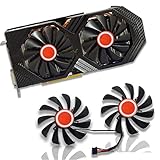 Dotodo 2 Stück/Set 95 mm 4-Pin FDC10U12S9-C CF1010U12S CF9010H12S Grafikkartenventilatoren GPU-Kühler für XFX RX 570 RX 580 RX 590 Grafikkarten-Kühlung