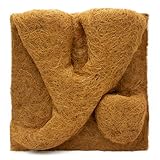 Kokosfaserrückwand mit Pflanztasche zur dekorativen Gestaltung von Terrarien (40x40 cm)