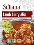 Suhana Lamb Curry Mix 6x50g – Indische Gewürzmischung für Lammcurry, Authentische indische Küche | Aromatisch & Geschmackvoll, Einfach & Schnell zubereitet mit Kajal