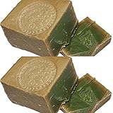 d'moRe 2x Zertifiziert Klassik Aleppo Seife 30% Lorbeeröl | 70% Olivenöl | 6 Jahre gereift |Feste Seife | Duschseife | Haarwaschseife |Haarseife| 2X200g (400g)