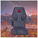 Shvieiart Massagesitz Auto ­- Massage Matte Auto 8 Vibrationsmotoren - Rückenmassage Matte Elektrisch Männer