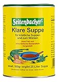 Seitenbacher Klare Suppe I der Allrounder I ohne Fett I ergiebig I vegan I glutenfrei I lactosefrei I (1x 500 g)