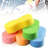 10 Stück Autoschwamm Aussen Groß, Schwamm Auto 22.5x10.5x4.5cm Autowaschschwamm Autowäsche Schwamm mit Hoher Dichte Putzschwamm für Auto Waschen Küche Reinigung