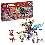 LEGO NINJAGO Lichtbogendrache - Spielzeug mit 8 Minifiguren und einem Spinjitzu-Spinner - Interaktives Ninja Bauspielzeug für Jungen & Mädchen ab 9 Jahren - Geschenkidee für Fans 71836