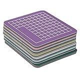 Pssopp Selbstheilende Mini-Schneidematten, Bunte, rutschfeste Schneideunterlagen für Quilt- und Bastelarbeitsplätze