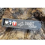 Du hast ein dickes Danke verdient - Schokoriegel Geschenkbox incl. Duplo Riegel, Valentinstag, Geburtstag Geschenk für Freundin, Mann, Paar, Freundschaft, Jahrestag