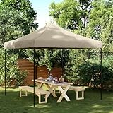 Furniture Item Home Faltbares Partyzelt Pop-Up Taupe 292 x 292 x 315 cm Möbel