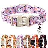 Babole Pet Halloween-Hundehalsband, niedliches Zauberer-Geist-Welpenhalsband, leicht, bequem, verstellbar, für kleine, mittelgroße und große Mädchen, Jungen, Größe L