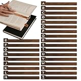 Schallplatten Alphabet Trennregister - 26-Teiliges Alphabetisches Aufbewahrungssystem | LP Album Organizer Register A Bis Z | Für Die Präsentation Von Sammlungen Im Wohnzimmer Arbeitszimmer