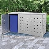Furniture Select Mülltonnenschuppen 240 L Edelstahl