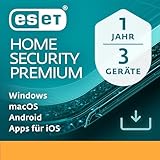 ESET HOME Security Premium 2024 | 3 Geräte | 1 Jahr | inklusive Passwort Manager, Datenverschlüsselung, Browserschutz & Privatsphäre | Windows, MacOs, Android oder iOS | Aktivierungscode per E-Mail