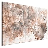 LUMASOUL Leinwand Bilder - Leinwandbild Natur Motiv - Wandbilder Holzrahmen und Webstuhl Wohnzimmer und Schlafzimmer - Bilder 90x60 cm