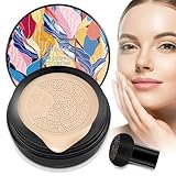 Mushroom Head Air Cushion CC Cream, Foundation Moisturizing Concealer BB Cream, Langlebig CC Cream Flüssige Foundation, Concealer Foundation, geeignet für alle Hauttypen (Natürlich,100g)