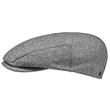 WEROR Flatcap Herren – Schiebermütze Schirmmütze Mütze mit Schirm - Cap mit Baumwollfutter - Sommer/Winter – WEROR-438.1 (61, Grau)