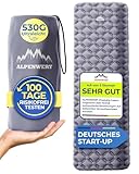 ALPENWERT® Isomatte Outdoor [Kleines Packmaß & Ultraleicht] Luftmatratze perfekt für Camping, Wandern, Backpacking UVM. - Schlafmatte aufblasbar