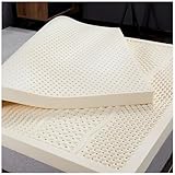 Matratze aus 100 % Naturlatex, bequeme Hotel- und Familiennutzung, King/Queen/Doppelbett/Doppelbett/volle Größe, 6 cm dick, 180 x 200 cm, atmungsaktive Porenbelüftung für optimalen Schlaf