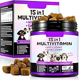 Vitaminpräparat für Hunde, Multivitamin für Hüfte und Gelenke von Hunden, Hautgesundheit, Immunsystem und Supplements,Pet Joint Support Health- for Skin, Coat Heart, HIPS