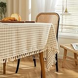 RBQIZVW Tischdecke abwaschbar & rechteckig Tischtuch für Ferien,Dinner,Christmas,Fest,Xmas,Winterdeko,B,100 * 135cm