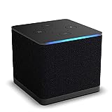 Der neue Fire TV Cube, Streaming-Mediaplayer mit Sprachsteuerung mit Alexa, Wi-Fi 6E, 4K Ultra HD