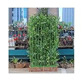 Künstlicher Bambus-Sichtschutz – langlebige Kunst-Bambuswand zur Verdeckung im Freien, perfekt zum Verstecken von Klimaanlagen oder Mülleimern in Gärten, Innenhöfen und Eingängen