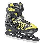 Roces Jungen Jokey Ice 3.0 Boy Schlittschuh, Black-Lime, 34-37