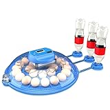 8-26-52 Eierbrutapparate für Hühner, LED-Eierkerzenleuchter mit doppelter Stromversorgung, automatischer Eierwender, automatische Wasserzugabe, Eierbrutapparate für Geflügel auf dem Bauernhof zum