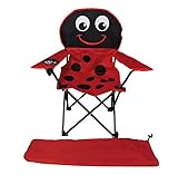 LINDER EXCLUSIV Kinder-Anglersessel mit Getränkehalter MC2504 Motivauswahl (rot (marienkäfer))