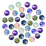 SHENSAIGO 36 Stück Flummi Planeten, Flummies für Kinder, Star und Planeten Flummi 30mm, Flummis für Kinder Mitgebsel Kindergeburtstag Gastgeschenke, Hüpfball Gummiball für Kleine Geschenke für Kinder